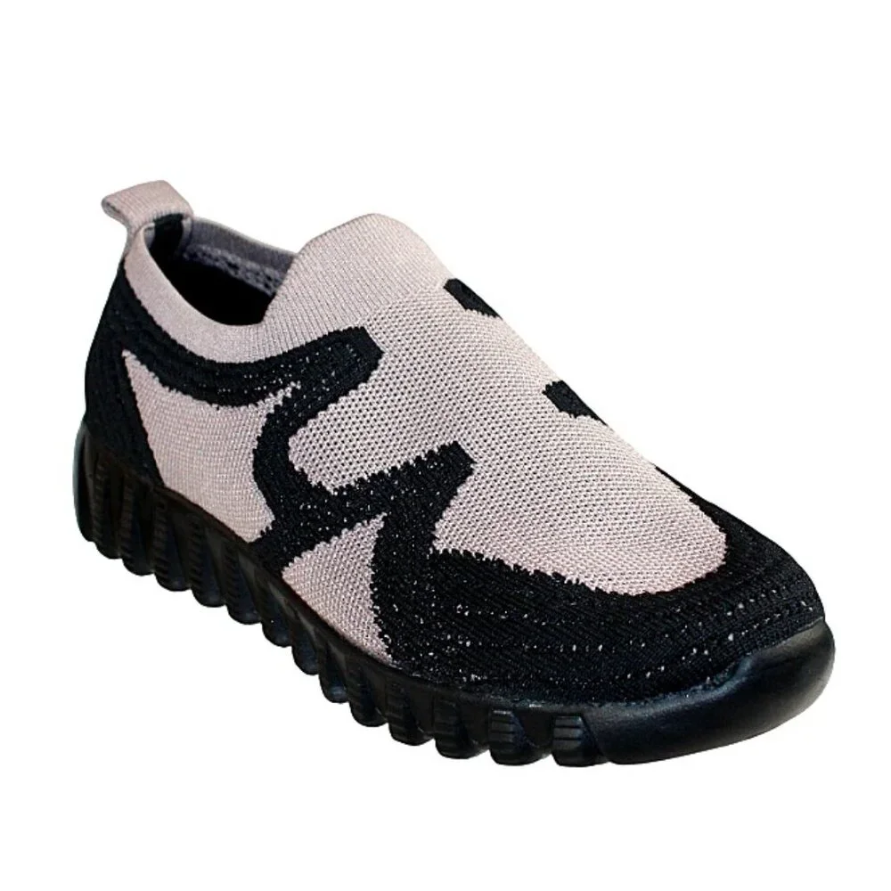 Bernie Mev Nadin Black Mauve Slip-On Sneaker, Size 37 (US 6.5 - 7) - Picture 5 of 9